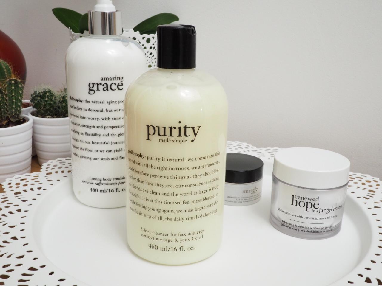 Philosophy Skin Care Review|Purity Face Wash, Miracle Worker, Renewed ...